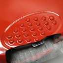 Elite Gourmet EQD-118 Electric Non-Stick 11" Quesadilla Maker, Easy-Slice 6-Wedge, Grilled Cheese Corn Flour Tortilla Snacks, Red