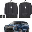Kick Mats for 2020-2024 2025 Hyundai Palisade 7 Seats Captain Chairs SUV Car Mat Accessories, All Weather TPE Seat Back Backrest Protector for Calligraphy (2020-2025 | for Palisade 7 Seats)