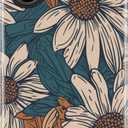 for iPhone 17 Case, Wireless Charging Compatible, Dual-Layer Protection with Stylish Wildflower Design, Soft Silicone + Hard Shell, Cute Chic Phone Cover for Women - Floral Daisy Pattern