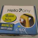 HELLOPONY Upgraded Magnetic Cabinet Locks (12Locks and 3 Keys) Baby Proofing Cabinet Lock for Child Safety, No Drilling or Tools Needed