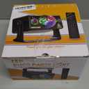 Party Lights, DJ Disco Light Disco Ball Light Sound Activated Strobe Stage Lights for Parties Birthday Christmas Gift Wedding Karaoke Bar Club Pub Dance Home Living Room Halloween Decorations