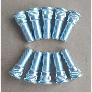 10PCS Bolts 610-109 1/2-20 Serrated Wheel Stud - .625 in. Knurl, 1-5/8 in. Length Replacement for 1964-1973 Jeep DJ, 1949-1983 Ford, 1990-1999 Jeep Cherokee