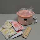 KOTAMU Wax Kit Pink Digital Hair Removal Waxing Kit for Women & Men Hot Wax Warmer Pot for Face, Eyebrow, Body, Brazilian, Bikini, Sensitive Skin Waxing Machine with 25 Accessories for Home Salon (3.5 Ounce (Pack of 4), Blush 01)