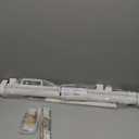 Retractable Baby Gate for Stairs, 55" Wide Mesh Dog Gate Indoor, 34" Tall Child Gate for Doorways, Hallways, Deck, Indoor Outdoor Pet Baby Safety Essentials for Home, White