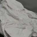 Yoofoss Waterproof Crib Mattress Protector 2 Pack, Quilted Crib Mattress Pad Cover Ultra Soft and Breathable, Machine Washable Toddler Mattress Protector for Standard Baby Crib Size 52''x28'' (White)