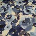 Arden Outdoor Foam Deep Seat Cushion Set, 24 in x 24 in, Weather-Proof, Rain-Proof, Fade Resistant Patio Cushion, Bottom and Back Cushion for Chair, Sofa, and Couch Blue Garden Floral