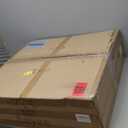 Glass Semi Flush Mount Ceiling Light, Modern Sputnik Chandelier, Bubble Ball Ceiling Light Fixture for Dinning Room, Living Room (Black, 6 Lights)