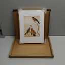 BKABOT 9x12 Picture Frame, Gold Metal Photo Frames with HD Glass, Fits 6x8 with Mat or 9 x 12 without Mat, Display for Wall and Table, 1 Pack