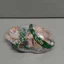 OaaXbbECco No Pull Floral Pattern Puppy Harness,Soft Adjustable Dog Harness Vest and Dog Leash Set No Choke Escape Proof (Orange Rose, S)