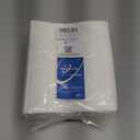 JEBBLAS Disposable Cloth Like Napkins, Built-in Flatware Pocket, Wedding Party Linen Feel White Napkin, Prefolded for Silverware,50 Count