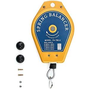 QWORK Spring Balancer, 1.5lbs - 3lbs Bearing Retractable Tool Fixture Holder for Assembly-line