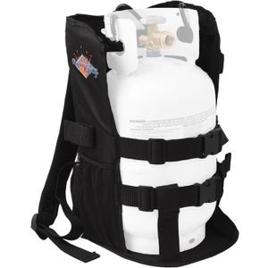 Flame King Propane Tank Backpack Carrier for 5LB or 10LB Cylinders for Weed Burning (Tank & Torch Sold Separately)