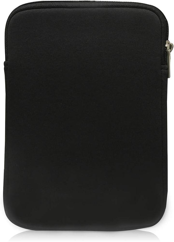 7-8 Inch Tablet Carrying Sleeve Bag, HannyBoo Protective Neoprene Zipper Case Cover for New iPad Mini 5th Generation 7.9" 2019, iPad Mini 5 4 3 2 1, Galaxy Tab A 8.0 2018, NeuTab 7" - Black