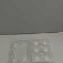 100PCS Plastic Egg Cartons Bulk 2x3 Egg Holders Style Holds 6 Eggs - Half Dozen Storage Perfect for Family Pasture, Groceries Chicken Farm, Refrigerator Storage