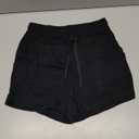 QUEEN PLUS Womens Casual Shorts Comfy Elastic Waist Drawstring Pocket Shorts Pants M