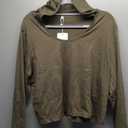 3 Pack Women's Cropped Hoodies Long Sleeve Lightweight Hooded Shirts U Neck Crop Tops Basic Casual Pullover, Medium