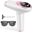 Laser Hair Removal for Women,999,999 Flashes Painless IPL Hair Removel, Hair Removal Device at-Home for Armpits Legs Arms Bikini Line (Pink-White)