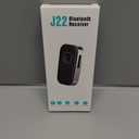 COMSOON Bluetooth Receiver for Car, Noise Cancelling 3.5mm AUX Bluetooth Car Adapter, Wireless Audio Receiver for Home Stereo/Wired Headphones, Hands-Free Call, 16H Battery Life - Black+Silver