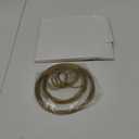 Zonon 50 Pcs Metal Rings for Crafts Gold Craft Rings Hoops Floral Macrame Hoops for DIY Crafts Macrame Dream Catcher Supplies Wedding Table Wreath Decor Wall Hanging (3 Inch)