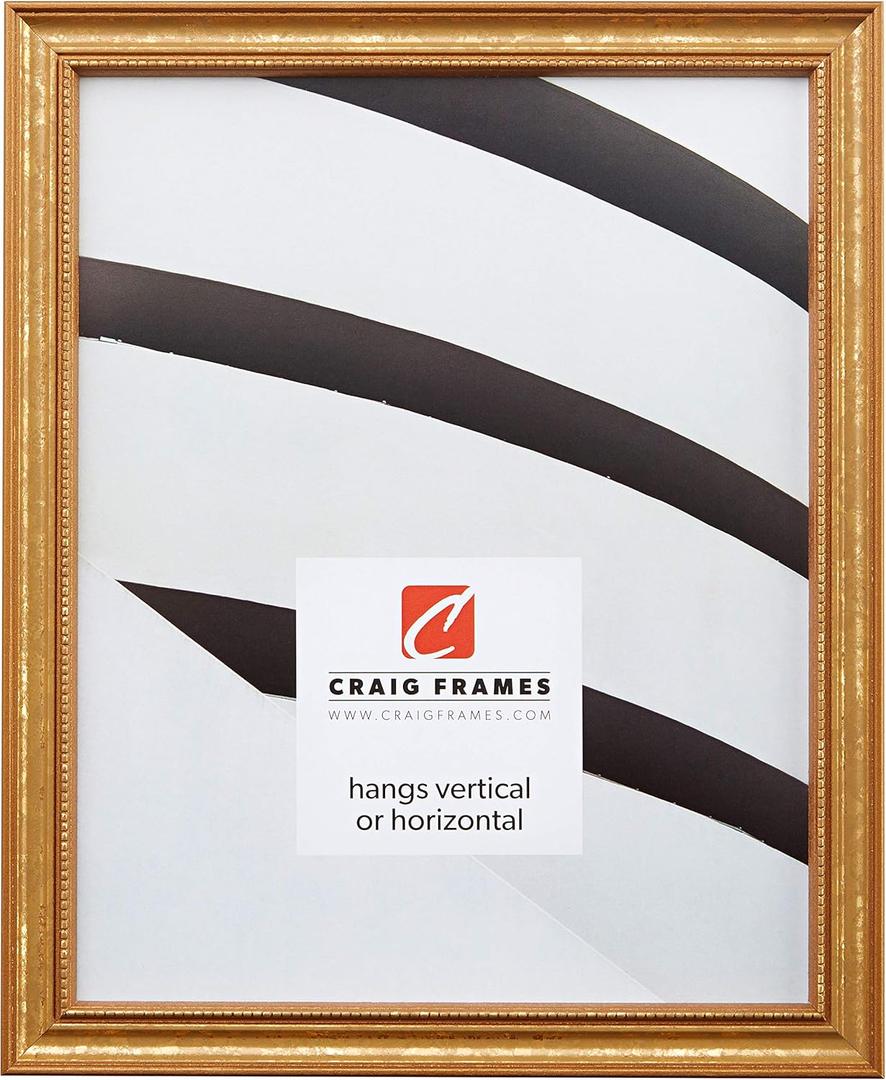 Craig Frames 314GD, Ornate Gold Picture Frame, 18 x 24 Inch