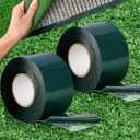 2 Rolls 2 in x 16.5 ft Double Sided Turf Tape for Artificial Grass Rug Self Adhesive Artificial Turf Tape for Lawn Garden Carpet Connecting Outdoor Carpet