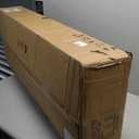 Black Crystal Modern Chandelier for Dining Room, 40 inch Chandeliers with Water Ripple Glass, Adjustable Chain Length,Luxury Rectangular Pendant Light Fixture for Kitchen Island Living Room