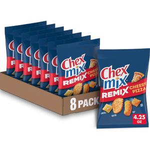 Chex Mix Cheesy Pizza Snack Mix, 4.25 OZ (Pack of 8)