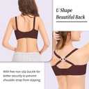 Nursing Bras for Breastfeeding 3 Pack Seamless Maternity Bras Pregnancy Sleep Bralette with Extra Bra Extenders and Clips (S)