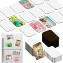 60 PCS Sublimation Magnet Blanks Bulk 2x3 in, 30 Metal Aluminum Sublimation Blanks and 30 Soft Magnets for Kitchen Personalized Refrigerator Fridge Magnets Set for DIY Craft
