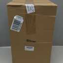 8 Pack Empty Christmas Plastic Buckets with Handles Red Santa Belt Round Basket Multi Purpose Container Christmas Decorations Candy Bars Vase Toy Baskets for Christmas Winter