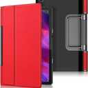 Kepuch Red PU Leather Hard Shell Case Cover for Lenovo Yoga Tab 11 YT-J706F Tablet