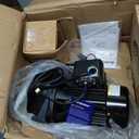 Acquaer Shallow/Deep Well Jet Pump, Cast Iron Convertible Pump with Ejector Kit, Well Depth Up to 25ft or 90ft, 115V/230V Dual Voltage, Automatic Pressure Switch