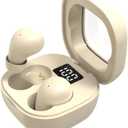 Invisible Mini Earbuds for Work and Sleep, Best for Small Ear Canals, Bluetooth 5.3, 24 Hours Battery Life (Skin)
