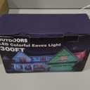 LETIANPAI 300FT Permanent Outdoor Lights,RGB Eaves Light with App Control Remote,DIY Scene Modes IP67 Waterproof Under Eave Lighting,Outdoor Lights for Decor,Garden Decor,House,Party,Holiday