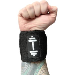 Adjustable Wrist Wraps  18" Adjustable Gym Straps with Belt-Loop System, Wrist Support for Powerlifting & Training