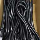 Kanayu 10 Pcs Extension Cord, 16 AWG SJW Heavy Duty Power Cable 13 Amps 125V Extension Cable with 3 Prong for Indoor Outdoor Electrical Kitchen Appliances, UL Listed(6 Feet,Black)