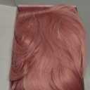 Beelu Pink Wigs for Women 26 Inch Long Wavy Wig Middle Part Lace Hairline Synthetic Heat Resistant Wig for Daily Party Cosplay Use