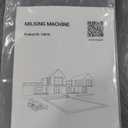 Cow Milking Machine Portable, 55KPA 15000 RPM Milking Equipment with 25 L/6.6 gal Stainless Steel Container, Electric Milker Machine 5-8 Cows Per Hour with Silicone Cups and Tubes for Cows and Goats