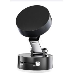 2026 Magnetic Car Phone Mount, Vacuum Suction Dashboard Mount with Adjustable Angle, Magnetic Phone Holder, Black.