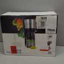 Cold Press Juicer, 5.8" Wide Feed Chute Juice Extractor Machine with 400W, High Juice Yield, Slow Masticating Juicer for Whole Vegetables & Fruits, Metallic Silver