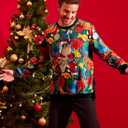 Arvilhill Men's Ugly Christmas Funny Graphic Long Sleeve Unisex Sweatshirt (S-3XL) (M)