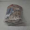 Area Rugs 6ft Washable Non-Slip, Floral Vintage Distress Print Pattern Medallion Carpet for Living Room Bedroom Dining Room, Brick Red Rust Neutral Brown Burnt Orange