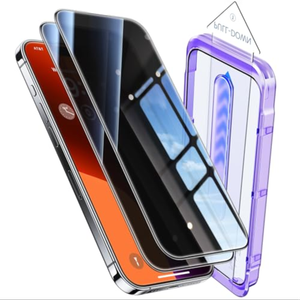 Pack Of 2 Opxyl Unbreakable 9H+ Glass for iPhone 15 Pro Max Screen Protector [Military Grade Shatterproof][Full Coverage Protection] HD Screen Protector 15 Pro Max Longest Durable Tempered Glass, 2 Packs