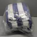 6 Packs Oversized 72x40 Inch Stripe Beach Towel Thin Set Extra Large XL Big Clearance Accessories Essentials Soft Super Absorbent Pool Travel Bath Swim Camping Towels Bulk Men Women Adults Gift (Blue Pink Navy Orange Green Yellow Stripe)