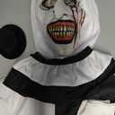 Kids Clown Costume for Kids 5Pack Jumpsuit Mask Gloves with Plastic Knife Outfit for Cosplay