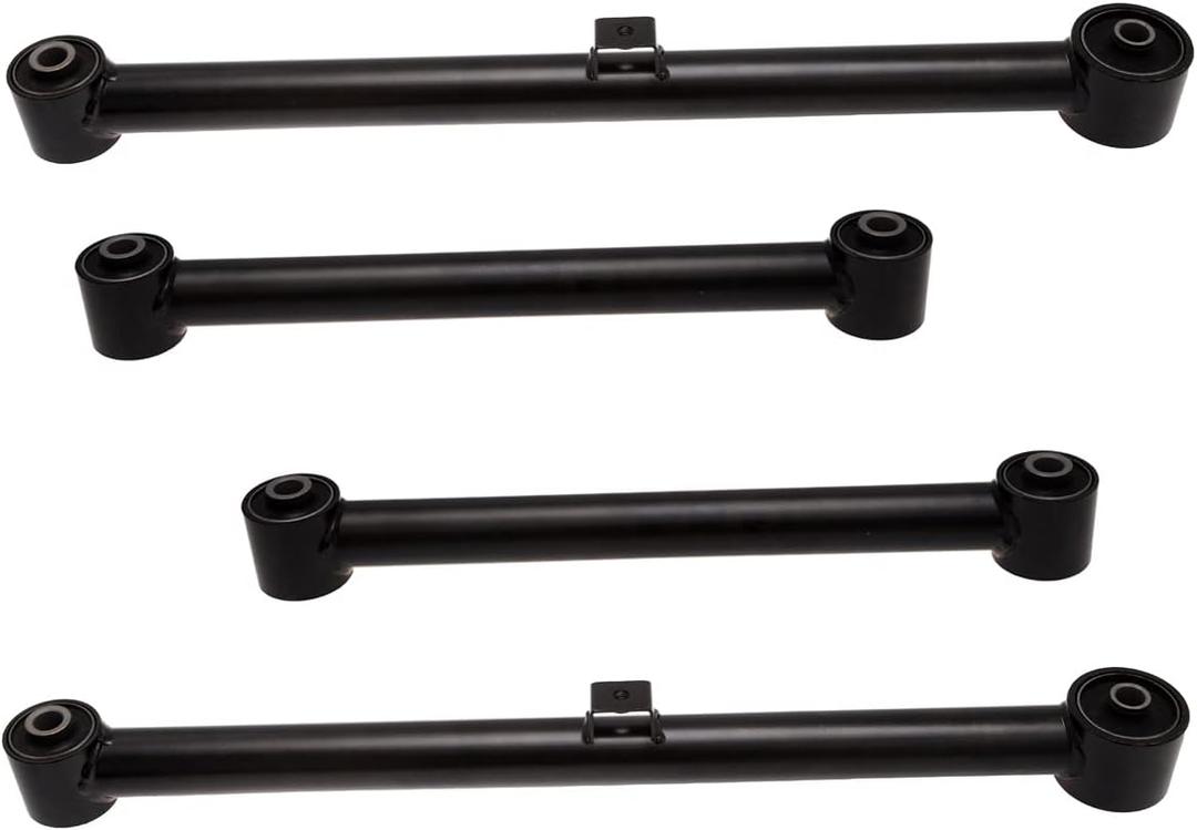 AUQDD 4Pc Suspension Kits Rear Upper and Rear Lower Control Arm Compatible With 2009 2010 20111 2012 Do-dge Ram 1500 Pickup Trailing Arm (Replace # K642211 K643104 52855800AE 52855801AF)