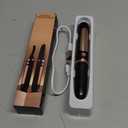 Heated Eyelash Curler-USB Rechargeable Electric Eyelash Curler- Eyelash Curlers Heated 4 Temperature Modes Fast Heat Up Within 3s - 24 Hours Long Lasting- with Led Display for Women Girls(Black)