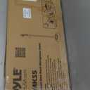 Pyle Universal Microphone Stand - Handheld Mic Compatible, Heavy Compact Base, Lightweight & Compact Design, 2.8 to 5 Ft Height Adjustable Clamp, Pivot Angle Clip, Home/Studio Use (Pair)