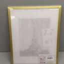 upsimples 16x20 Picture Frame, Display Pictures 11x14 with Mat or 16 x 20 Without, Wall Hanging Poster Frame, Gold, 1 Pack