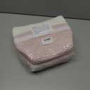 COMFY-HOMI 13" x 8.5" x 5.1" Storage Baskets for Organizing | Cotton Rope Woven Basket | Toy Storage Bin Box | Basket for Shelves, Closet Organizer Bin, Decorative Closet Shelf, 3 Pack, white/pink